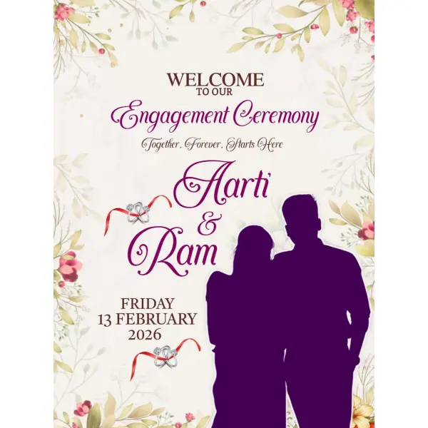 Creative Engagement Ceremony Welcome Standy Design PLP File 2026