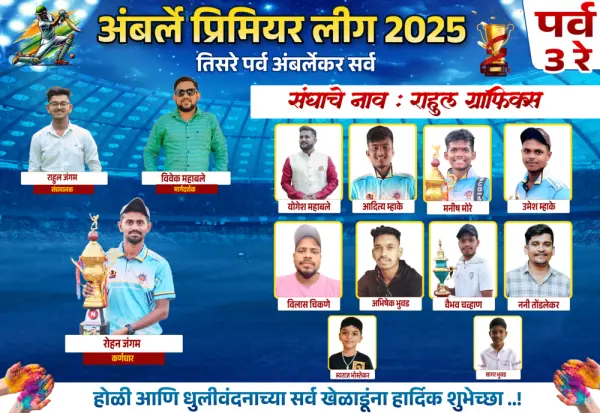 Cricket Tournament Team Poster Design PSD File