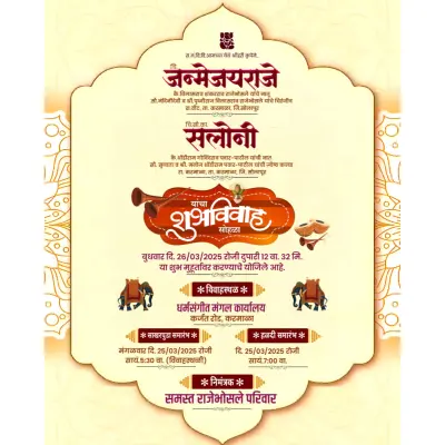 Pattern Shape Marathi Lagna Patrika PLP File 2025